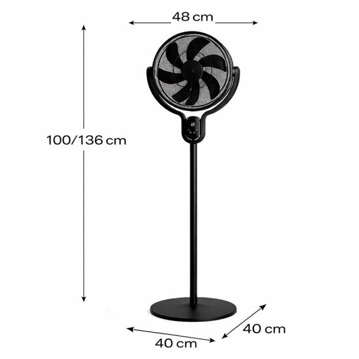 Ventilador de pie Cadalso — diagrama