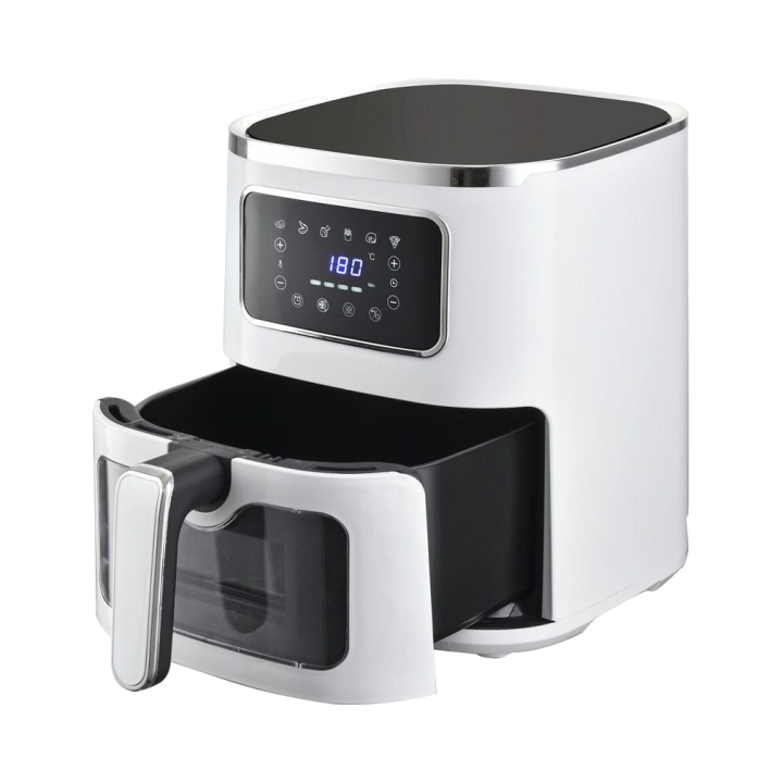 Freidora sin aceite digital 5 L Blanca — detalle